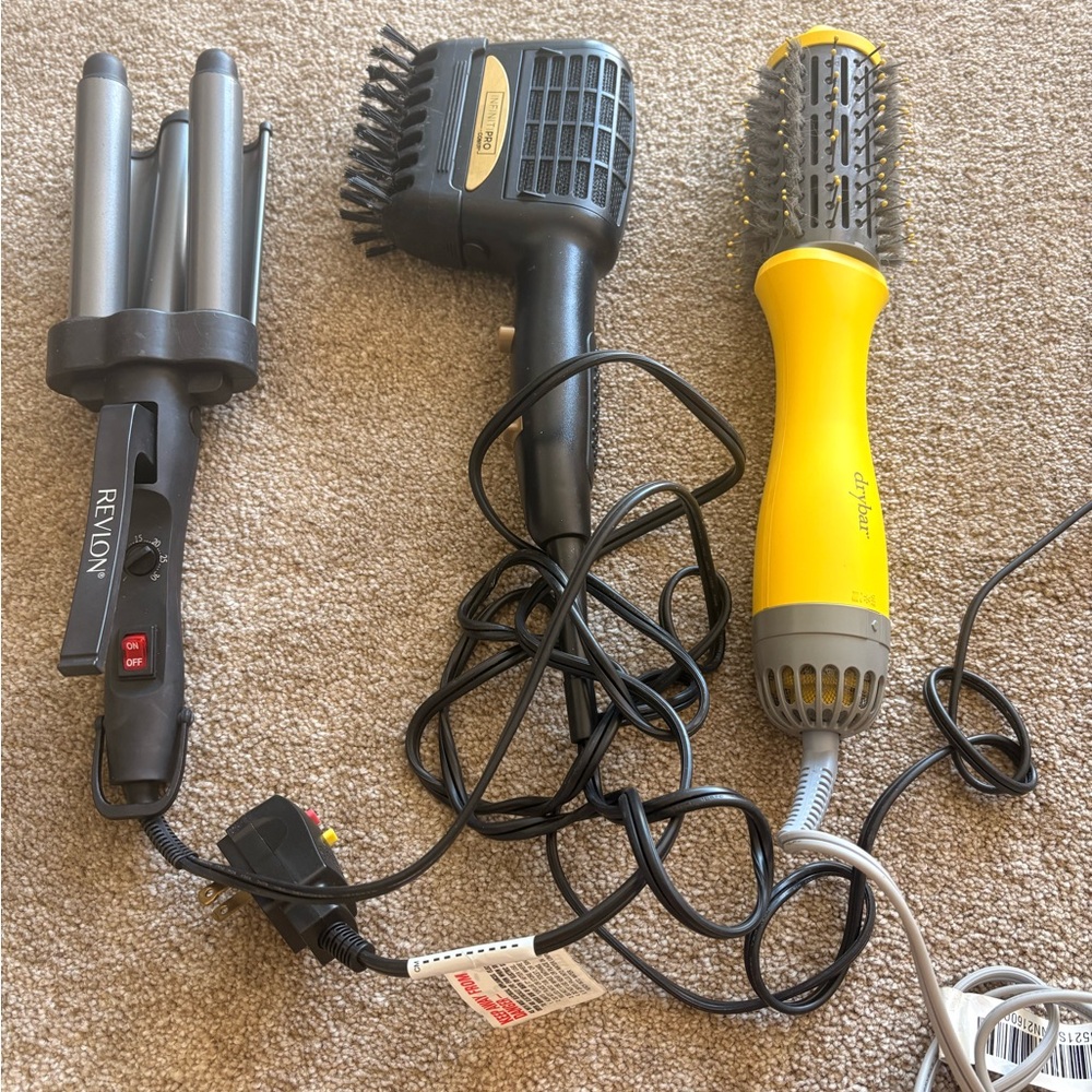 Drybar Yellow Round Hot Air Brush